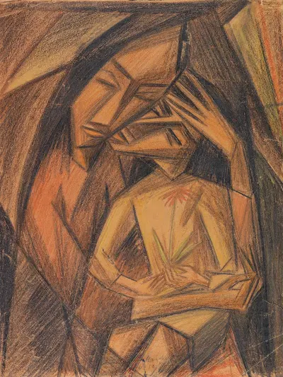 Мадонна by Эмиль Маецель, 1918 — digital art print download
