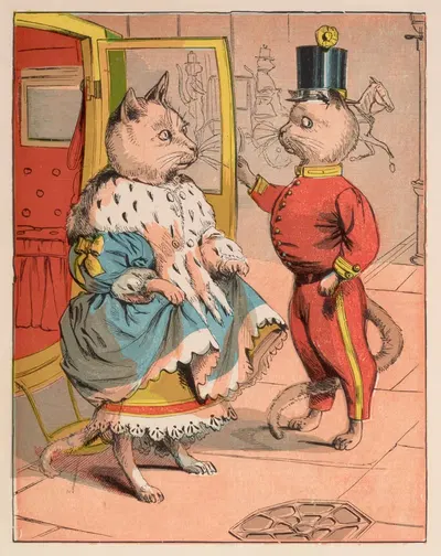 Стол гремит, и Том убегает by Братья Маклафлин, 1871 — digital art print download