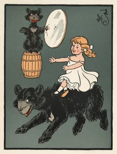 Denslow's Three bears by William Wallace Denslow, 1903 — digital art print download