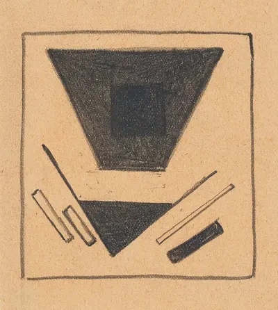 Suprematist Composition—Projected Plane by Kazimir Malevich, 1915 — digital art print download