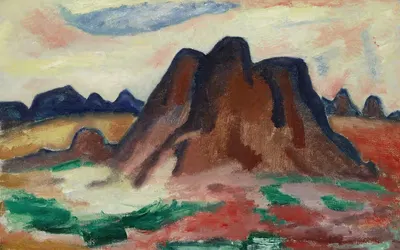 New Mexico Landscape by Marsden Hartley, 1920 — digital art print download