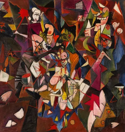 Разорванный мир (Абстракция) by Рудольф Шлихтер, 1917 — digital art print download