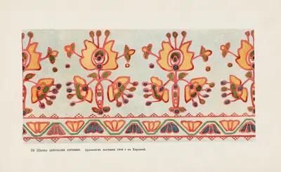 Motivy ukrainskago ornamenta Pl. 39 by Nikolay Samokish, 1900 — digital art print download