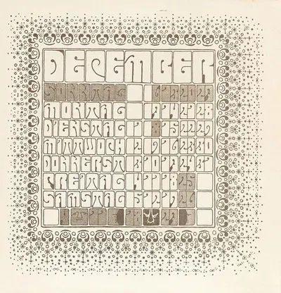 Dezember by Alfred Roller, 1903 — digital art print download