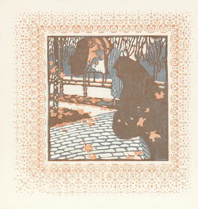 Letzte Blätter by Alfred Roller, 1903 — digital art print download