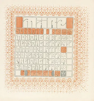 März by Alfred Roller, 1903 — digital art print download