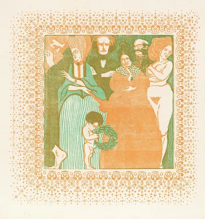Последовательность времен by Фердинанд Андри, 1903 — digital art print download
