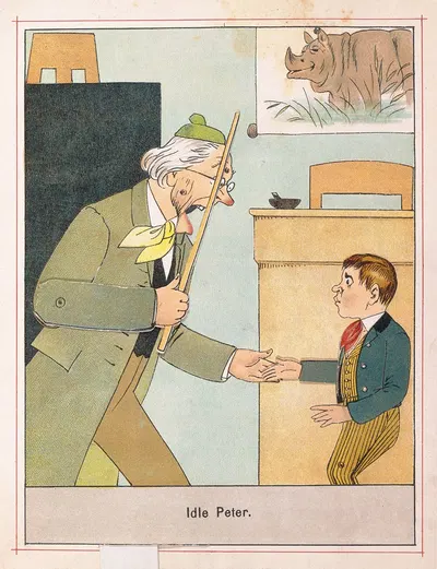 Бездельник Питер by Лотар Меггендорфер, 1890 — digital art print download