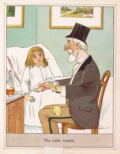 Маленький инвалид by Лотар Меггендорфер, 1890 — digital art print download