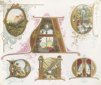 Алфавиты Дондорфа Pl.24 by Бернхард Дондорф, 1873 — digital art print download