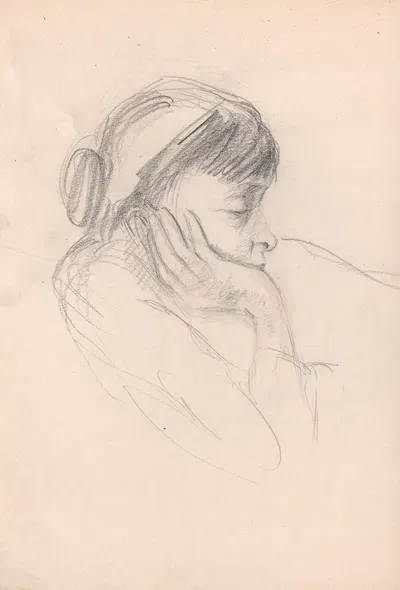 Sketchbook Pl.07 by Zofia Horodyńska, 1935-1936 — digital art print download