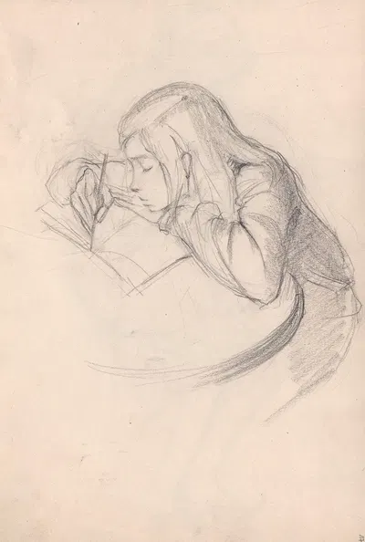 Sketchbook Pl.08 by Зофия Городыньска, 1935-1936 — digital art print download