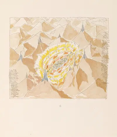 Альпийская архитектура Pl. 3 by Бруно Таут, 1919 — digital art print download