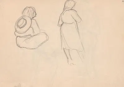 Sketchbook Pl.29 by Зофия Городыньска, 1935-1936 — digital art print download
