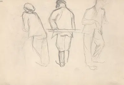 Sketchbook Pl.37 by Зофия Городыньска, 1935-1936 — digital art print download