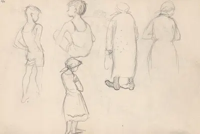 Sketchbook Pl.39 by Зофия Городыньска, 1935-1936 — digital art print download