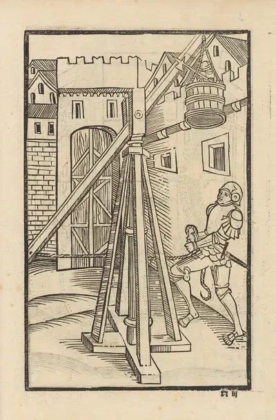 Четыре книги рыцарства, Пл.111 by Флавий Вегетий Ренат, 1529 — digital art print download