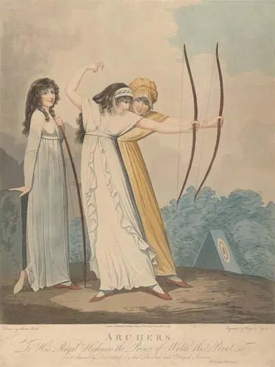 Лучники by Адам Бак, 1799 — digital art print download