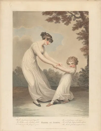 Mamma at Romps by Adam Buck, 1810 — digital art print download