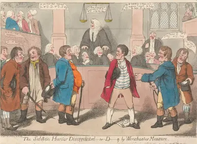 The Sedition Hunter Disappointed, – or – D(amnin)g by Winchester Measure by Charles Ansell, 1798 — digital art print download