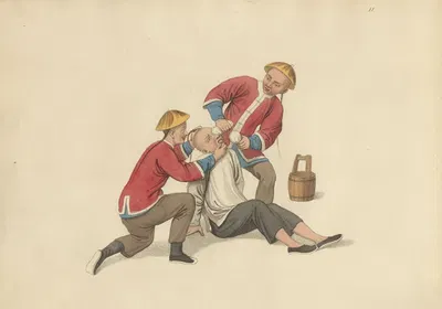 Сжигание глаз человека известью by Джордж Генри Мейсон, 1801 — digital art print download