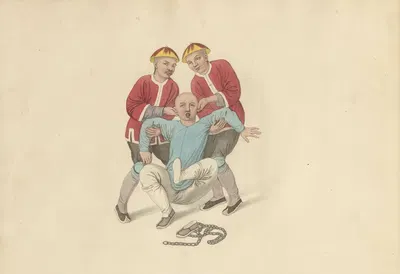 Крутить уши человека by Джордж Генри Мейсон, 1801 — digital art print download