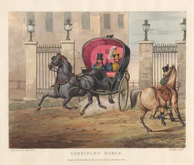 Cabriolet Horse by Sir John Dean Paul, 1826 — digital art print download