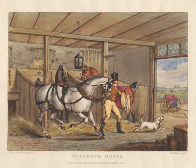 Stanhope Horse by Sir John Dean Paul, 1826 — digital art print download