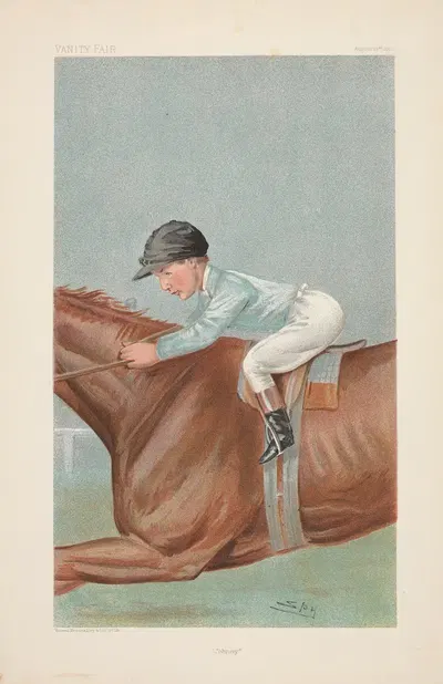 Jockeys of the Victorian and Edwardian Turf executed by Spy and others for the 'Vanity Fair' Series by Vincent Robert…