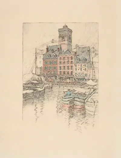 Куентис-слип в 1891 году by Шарль Фредерик Уильям Мелятц, 1905 — digital art print download