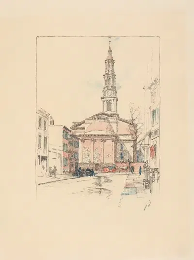 Часовня Святого Иоанна by Шарль Фредерик Уильям Мелятц, 1904 — digital art print download