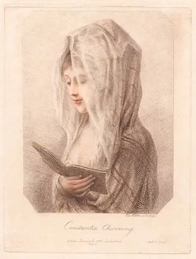 Констанция Очаровательная by Элиас Мартин, 1788 — digital art print download