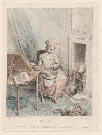 Лаэтиция by Элиас Мартин, 1778 — digital art print download