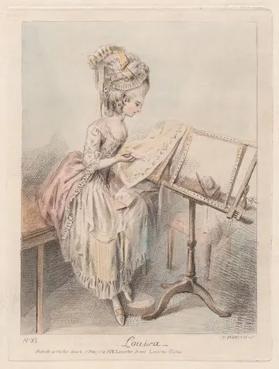 Луиза by Элиас Мартин, 1778 — digital art print download