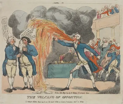 Вулкан противостояния by Фредерик Джордж Байрон, 1791 — digital art print download