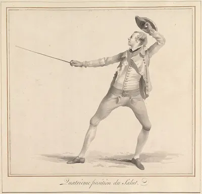 Четвертая позиция приветствия by Джеймс Гвин, 1763 — digital art print download