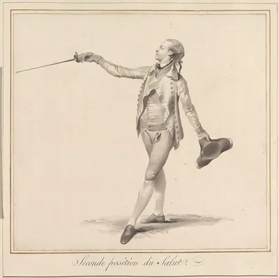 Вторая позиция приветствия by Джеймс Гвин, 1763 — digital art print download