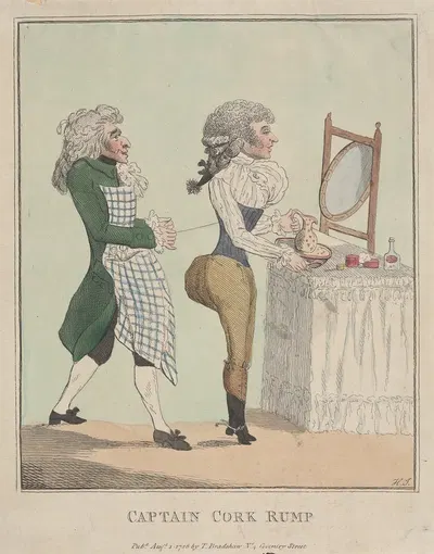 Captain Cork Rump by James Hook, 1786 — digital art print download