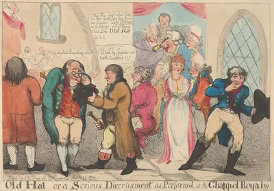 Old Hat or a Serious Divertisment as Performed at the Chappel Royal by John Cawse, 1800 — digital art print download