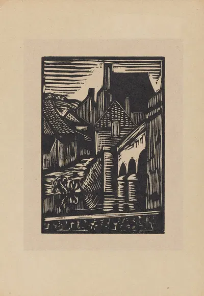 Ланжль на Л'Анклен by Роджер Фрай, 1921 — digital art print download
