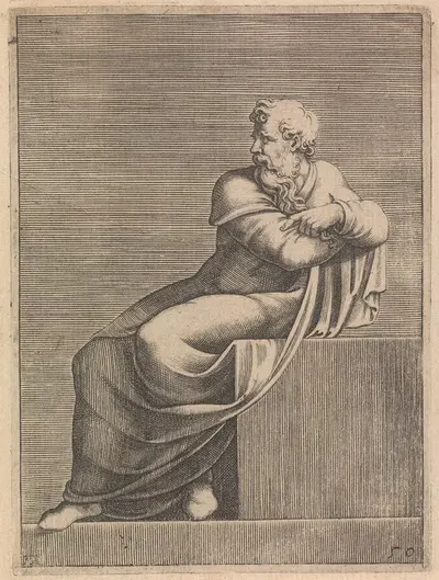 Ахим, предок Христа by Адамо Скультори, 1550-1585 — digital art print download