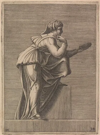 Предок Христа из Наасона (Левая фигура) by Адамо Скультори, 1550-1585 — digital art print download