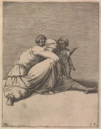 Аса, предок Христа by Адамо Скультори, 1550-1585 — digital art print download