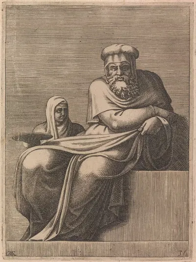 Давид, предок Христа by Адамо Скультори, 1550-1585 — digital art print download