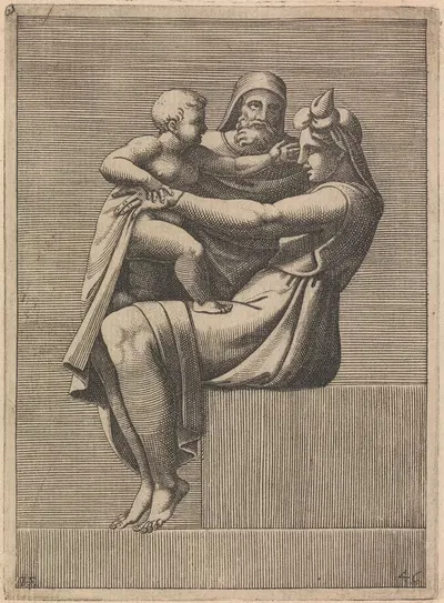 Елеазар, предок Христа by Адамо Скультори, 1550-1585 — digital art print download