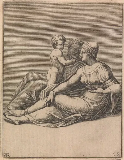 Езекия, предок Христа by Адамо Скультори, 1550-1585 — digital art print download