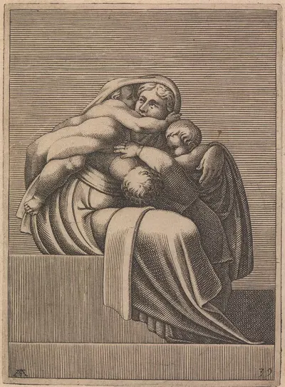 Иорам, предок Христа by Адамо Скультори, 1550-1585 — digital art print download