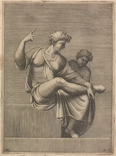 Матфей, предок Христа by Адамо Скультори, 1550-1585 — digital art print download