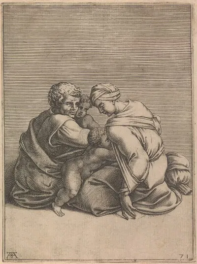 Озия, предок Христа by Адамо Скультори, 1550-1585 — digital art print download