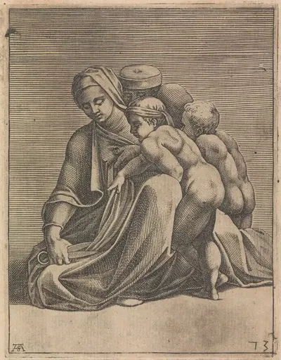 Лосось, предок Христа by Адамо Скультори, 1550-1585 — digital art print download